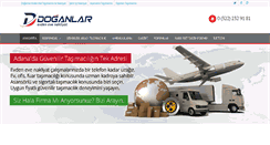 Desktop Screenshot of adanadoganlarnakliyat.com